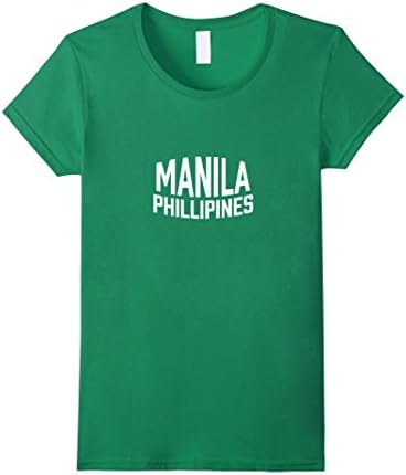 Womens Manila Philippines It's More Fun In The Philippines T-Shirt Small Kelly Green