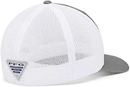 Unisex PFG Mesh Fish Flag Ball Cap, Titan/Weiß, L/XL