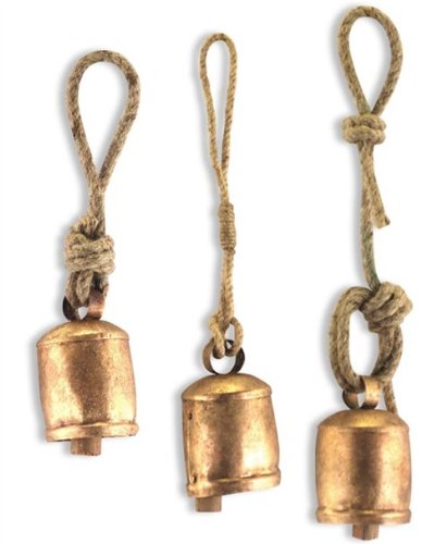 Signes Grimalt - 37626 Carrillon a vent en metal CLOCHES DE VACHE, 30 cm