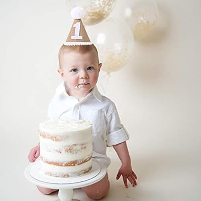 Buy 1st Birthday Party Decorations First Birthday Party Headband White Birthday Hat Simple Pure Baby Angel Birthday Hat Best Photo Booth Props And Backdrop Cake Smash White 1 Online In Kenya B08cxyj5r6