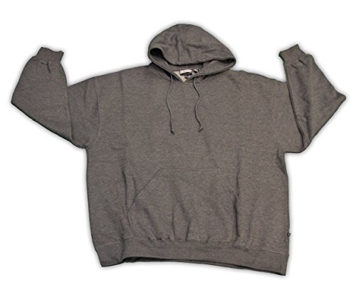 Pennant Mens Big and Tall Beefy Pullover Fleece Hoodie (GREY 5X)