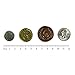 The Broken Token Dueling Metal Coins for 7 Wonders: Duel (31) - Novelty Coins