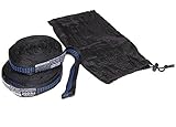 Top Rated iSKYS Atlas Slap Straps Suspension System -Designed For ENO Eagle Nest Outfitters Hammocks also works for most of the Hammocks on the market (2 Straps with Pouch)