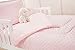 TL Care Minky Dot Chenille 4 Piece Toddler Bedding Set, Pink, for Boys and Girls