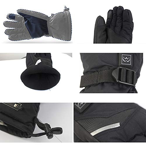 Verwarmde handschoenen voor vrouwen en mannen Elektrische handschoenen Handwarmer handschoenen Op batterijen voor… - Image 7