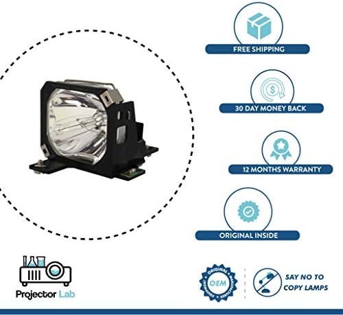 Original Lamp inside Replacement Bulb for INFOCUS LP725 SP-LAMP-LP7E with 12 months warranty