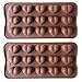 Heart Shaped Chocolate Mold 2PCS Silicon Mold Small Candy Mold, Hard Candy Mold, Baking Mold, DIY Heart Shaped Cake Decoration.