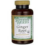 Swanson Ginger Root (Standardized) 250 mg 120 Caps