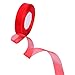 Shappy Total 100 Yards 22 mm Shiny Organza Ribbon Wide Shimmer Sheer Organza Ribbons for DIY Christmas Decoration, 2 Rolls (Green and Red)