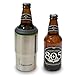 NEW 2016 Can Cooler - BEST Coozie Keeps Beer Ice Cold - Double Wall Vacuum Insulated Stainless Steel Colster - Fits Standard 12 oz Cans and Bottles