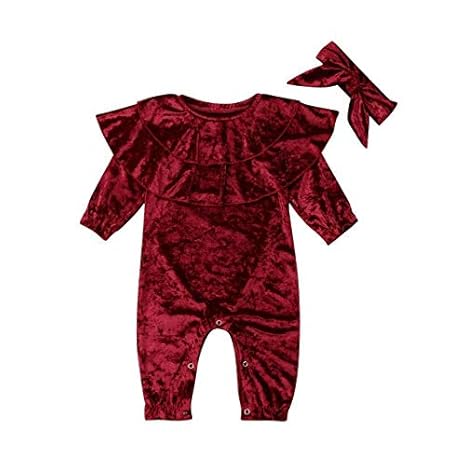 baby velvet jumpsuit