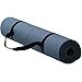 WWWW pido TPE Yoga Mat SGS Certified Non Slip Exercise Mat with Carry Bag and Strap,Body Alignment System,Tear Resistant,72″x 26″ Thichness 1/4″ for Yoga Pilates (Blue Gray + Navy Blue)thumb 4