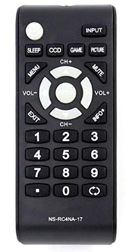 Allimity Ns-Rc4Na-17 Replaced Remote Control Fit For Insignia Tv 193615 Ns-24D510Mx17 Ns-32D310Mx17 Ns-24D510Na17 Ns-32D310Na17 Ns-40D510Mx17 Ns-39D310Na17 Ns-40D510Na17 Ns-48D510Na17