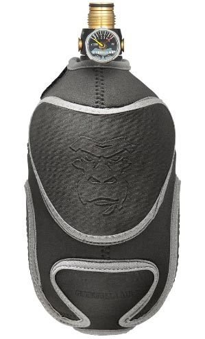 Guerrilla Air Paintball Tank Cover - Black - 48ci