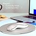 HaloVa Wireless Mouse, Aluminum Alloy Portable Soundless Optical Mice with 2.4G USB Receiver for Mac, Laptop, Tablet, Macbook, Notebook, PC, Rose Gold