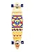 Quest Tribes Pin Kick Tail Longboard Skateboard, 40-Inch