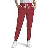 Dvoliaw Medical Scrub Pants for Women, Jogger Pants with 6 Pockets, Soft Womens Scrubs Pant Drawstring Mid-Rise Cargo Pants