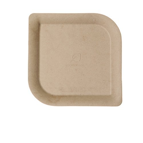 Eco-Products, Inc EP-PBS6 Compostable Sugarcane & Bamboo Plate, 6