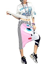 Pantalones de verano para dama, diseño de capri, color negro
