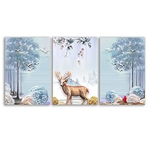 SIGNFORD 3 Piece Canvas Wall Art for Living...