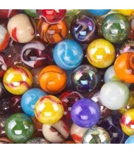 Amazon.com: Mega Marbles - MILKY WAY MARBLES NET (1 Shooter Marble