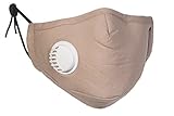 PM2.5 Beige Allergy Mask with Exhale Valve + 4 N99 Filter Set (Available in Black, Navy, Beige, Grey and Pink)