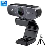Mac Webcam, HD 1080P Webcam with Microphone for Streaming, 925A HDR USB Computer Web Camera Pro Video Cam for Mac PC Windows Skype Obs Twitch YouTube Xsplit Xbox One -Tripod included