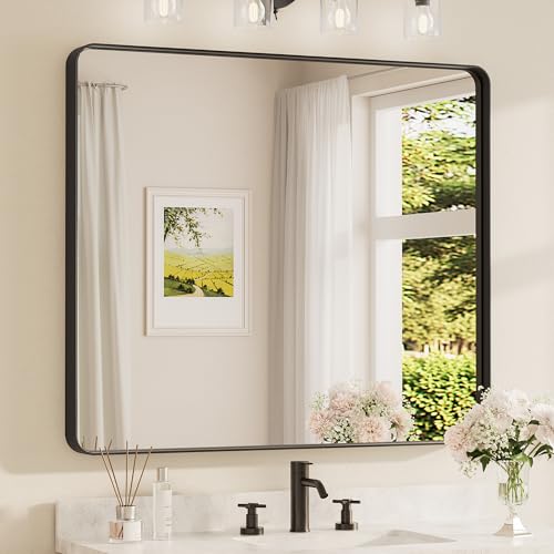 TETOTE Black Framed Mirrors