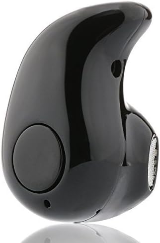 iEazy Mini Smallest Invisible Wireless 4.0 Bluetooth Headphones with Mic, Black