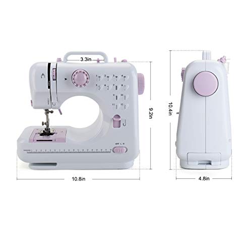 Sewing Machine, Portable Electric Sewing Machines, 12 Stitches Dual