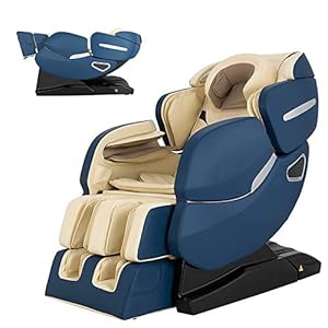 Full Body 3D Zero Gravity Massage Chair with L-Track Recliner And Air Stretch Heated Massage with Heat And Foot Rollers