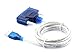 SABRENT USB 2.0 to Parallel Printer Cable [Colors May Vary] (USB-DB25F)