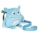 Nuby Plush Baby Backpack with Safety Harness, Blue Monster