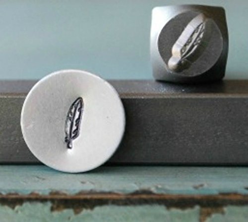 Brand New Supply Guy 6mm Indian Feather Metal Punch Design Stamp CH-47