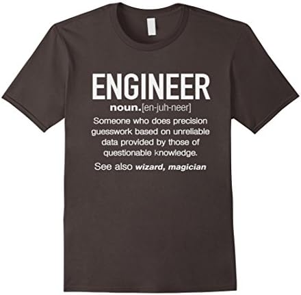 Men's Engineer See Also Wizard Magician T-Shirt Large Asphalt