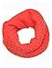 Women's and Men's Red Snood Winter Scarfs - Cowl & Snoods Circle Warm Gift scarf