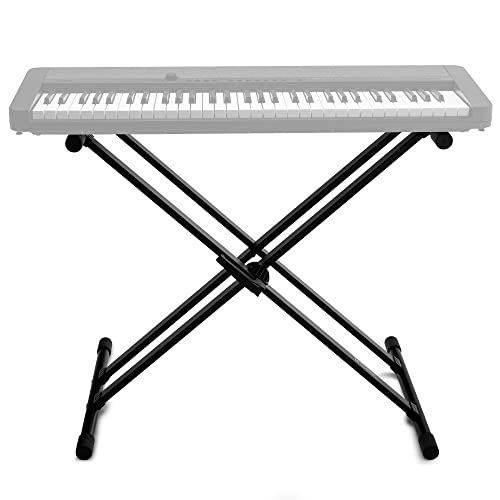Knox Gear Adjustable Keyboard Stand Double X Folding Electric Piano