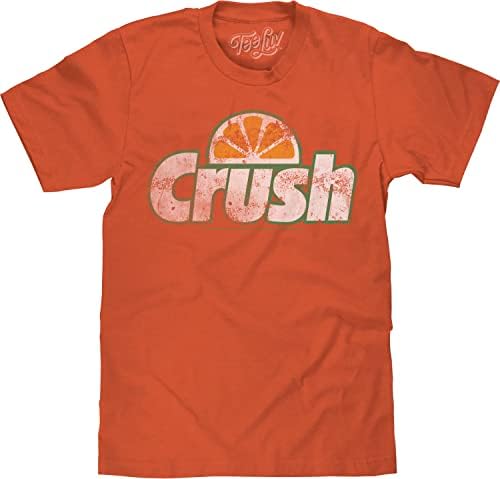 Amazon.com: Tee Luv Men's Orange Crush Tie Dye T-Shirt - Faded