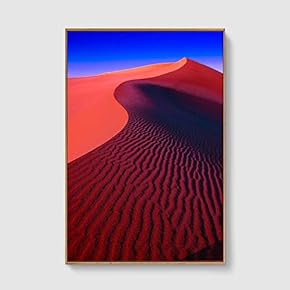 Framed Canvas Home Artwork Decoration Desert Canvas Wall Art for Living Room, Bedroom - 16x24 inches