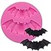 WYD Halloween Decorative Fondant Silicone Mold,Handmade Soap Mold,Cake Mold Decorating,Fondant Baking Mold,Jelly Pudding Mold (Bat Shape)