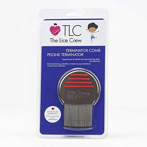 Terminator Lice Comb, Professional Head Lice and Nit Comb, Stainless