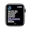 Apple Watch Series 6 GPS, 44mm Space Gray Aluminium Case with Black Sport Band - Regular