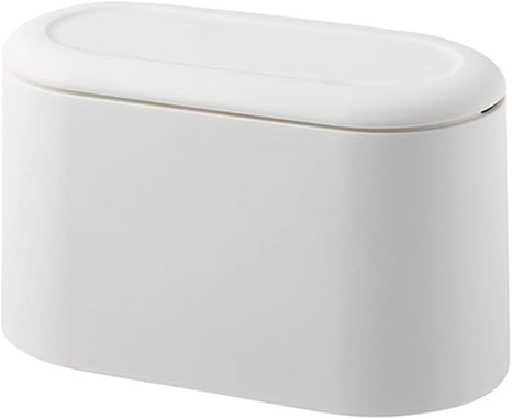 Amazon Etravel ゴミ箱 ふた付き ダストボックス 小さい 卓上ゴミ箱 ミニゴミ箱 スリム おしゃれ シンプル 北欧 洗面所 リビング インテリア 卓上用 ホワイト フタ付きゴミ箱 オンライン通販