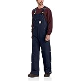 Carhartt Men's Loose Fit Firm Duck Insulated Bib Overall