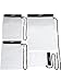 Mudder Waterproof Bags Pouch Case for Map, iPad, Camera and Mobile Phone, 4 Pack