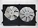 Sunbelt Dual Radiator and Condenser Fan Assembly For 04-08 Chrysler Pacifica 3.8L 3.5L 4.0L CH3115134
