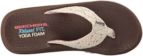 skechers relaxed fit yoga foam flip flops