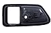 PT Auto Warehouse TO-2562G-2LH - Inside Interior Inner Door Handle Trim/Bezel, Gray - Driver Side