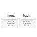 May The Sun Kiss You Awake Until I Can, May The Moon Kiss You to Sleep Until I Can Reversible Pillow Case - Fits Standard Pillow - Long Distance Relationship Pillow
