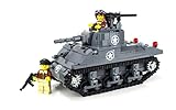 Battle Brick Deluxe M4 Sherman Tank World War 2